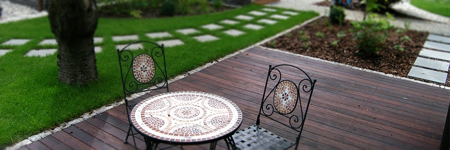 ogród przy zabytkowej willi, Wrocław